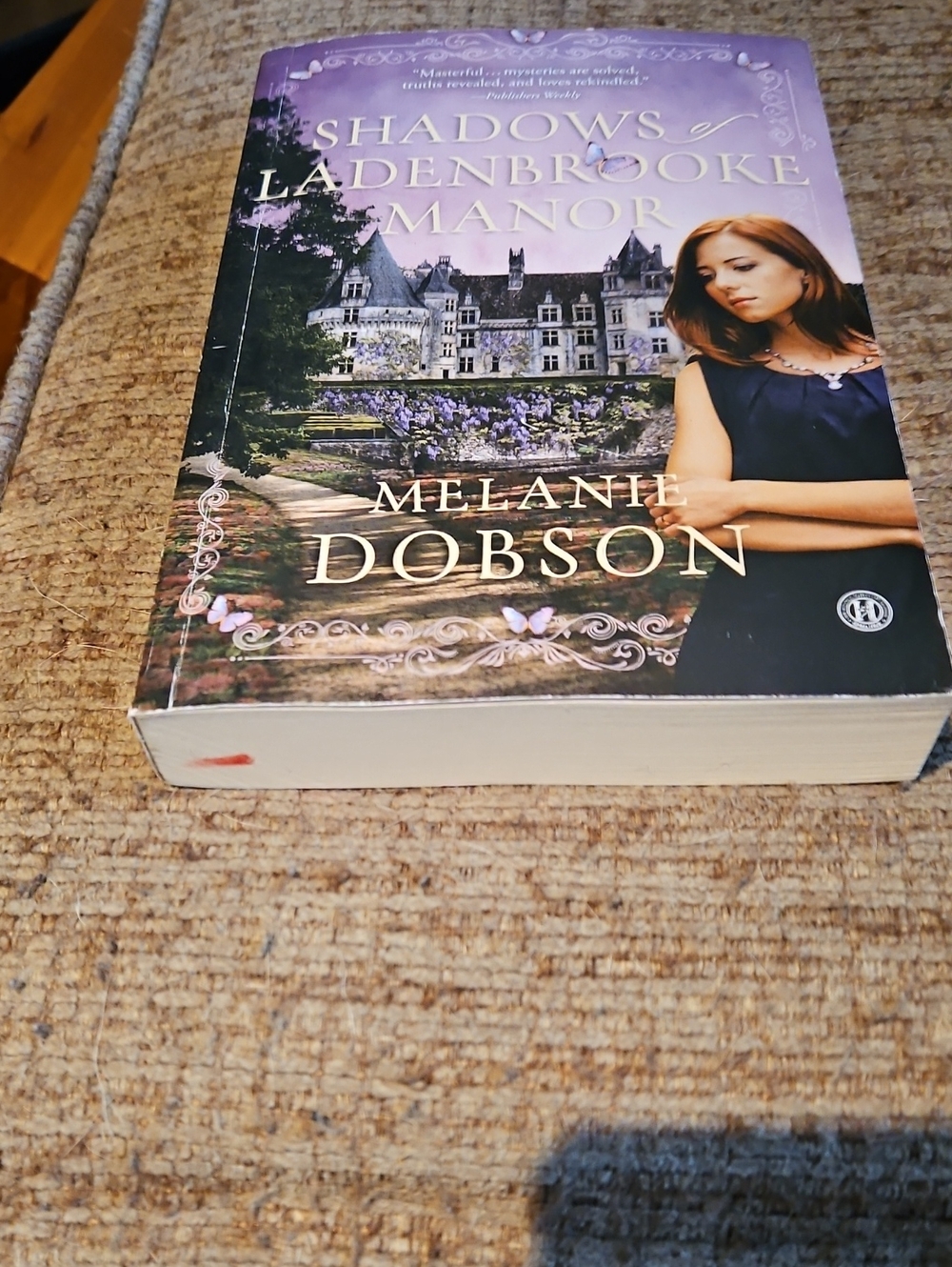 Shadows of Ladenbrooke Manor by Melanie Dobson - Purple Cover Paperback